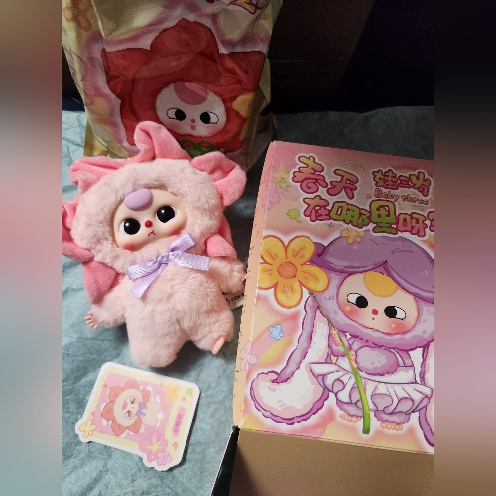 BABY THREE WHERE IS SPRING, FLOWER, PINK, NEW